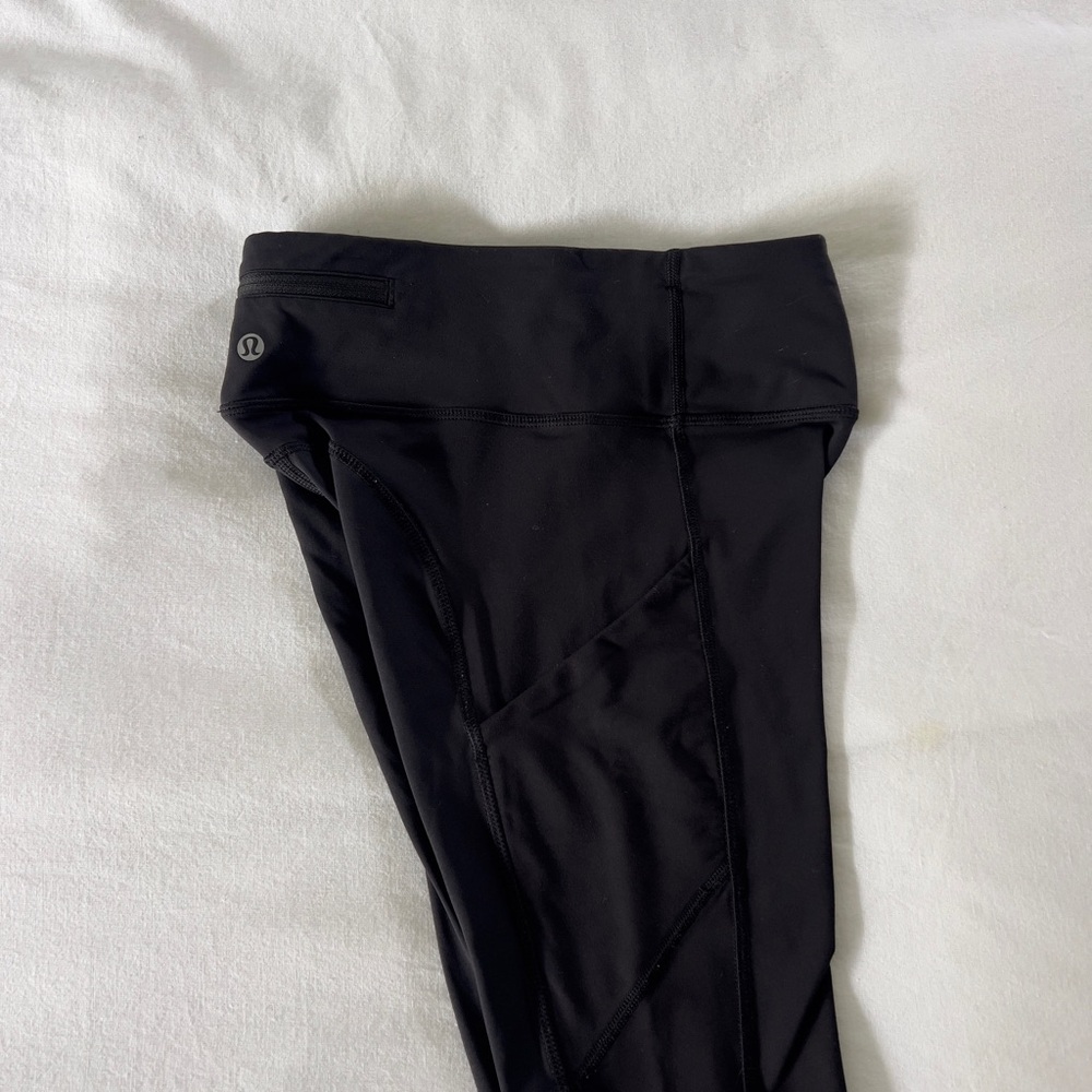 Lululemon Black Speed Tight Leggings Size 2 - Picture 10 of 10
